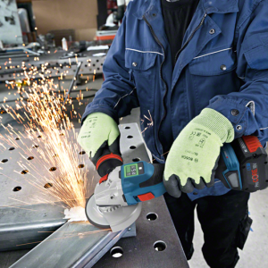 Bosch aku ugaona/kutna brusilica GWS 18V-15 SC Set - Image 2