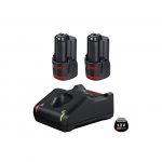 Bosch 2 x baterije GBA 12V 2.0Ah + brzi punjač GAL 12V-40 Professional