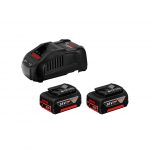 Bosch set 2 x baterije GBA 18V 5.0Ah + brzi punjač GAL 1880 CV Professional