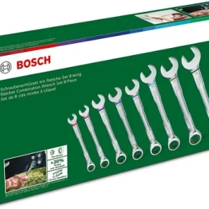 Bosch 8-dijelni set viljuškasto-okastih ključeva 1 600 A02 7PS - Image 2