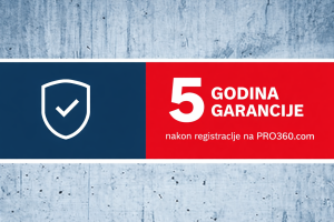 5 godina garancije Bosch alati nakon registracije PRO360