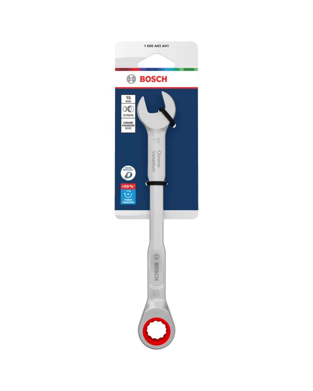 ah1 Bosch kombinovani ključ sa čegrtaljkom 15 mm - 1 600 A03 AH1 - Image 1